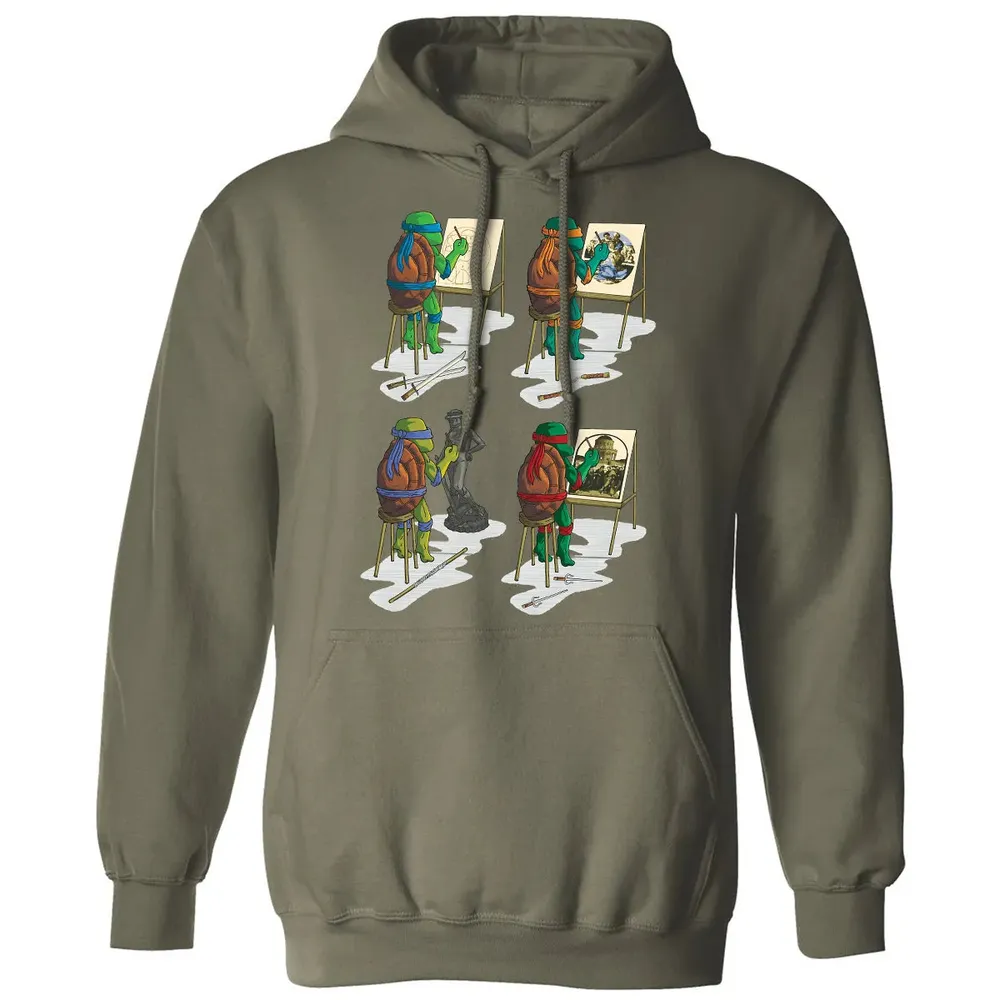 Turtle Art Classic Unisex Hoodie - 4