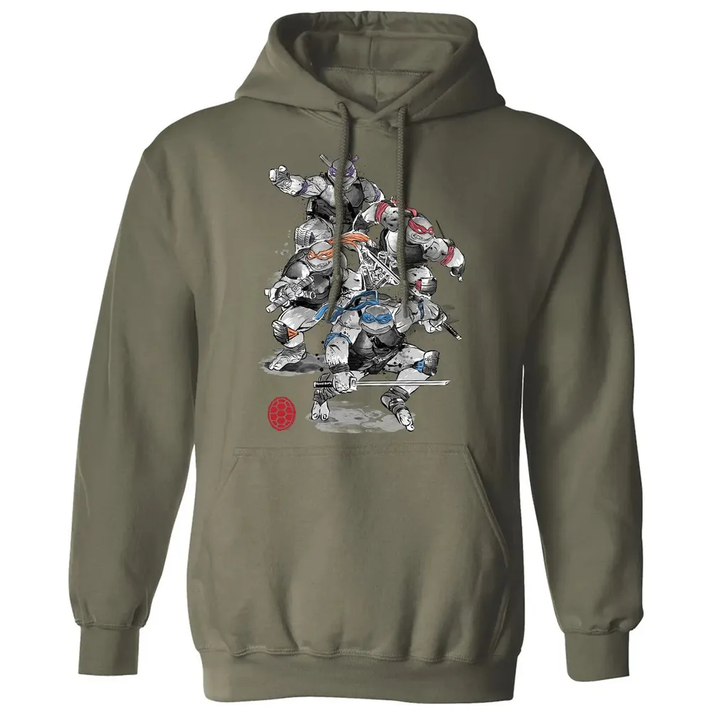 TMNT Sumi-E Classic Unisex Hoodie - 4