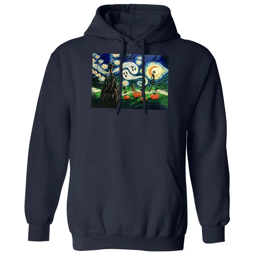 Starry Night Before Christmas Classic Unisex Hoodie - 8