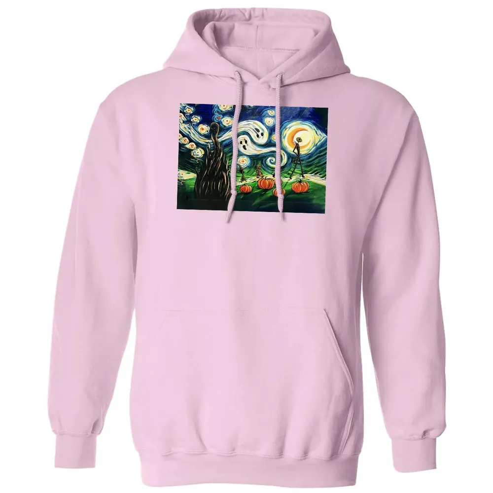 Starry Night Before Christmas Classic Unisex Hoodie - 3