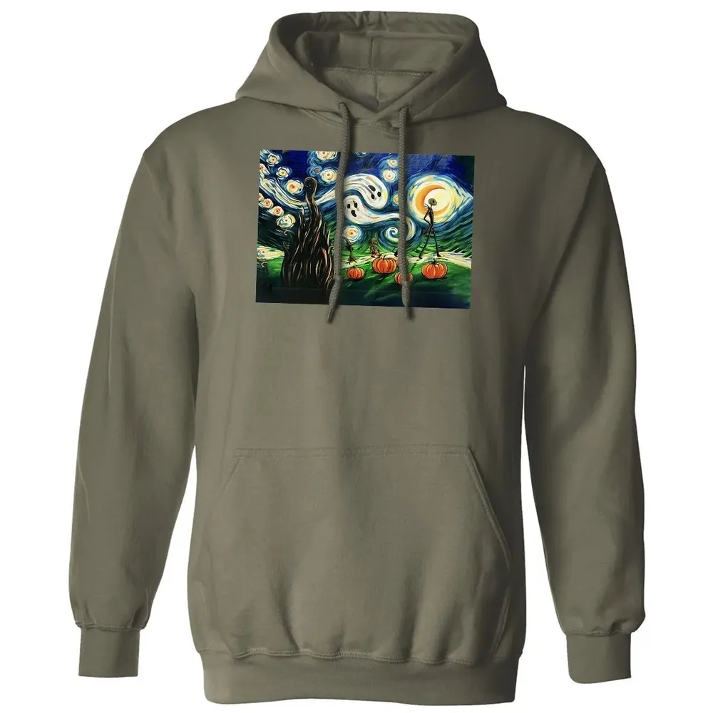 Starry Night Before Christmas Classic Unisex Hoodie - 4