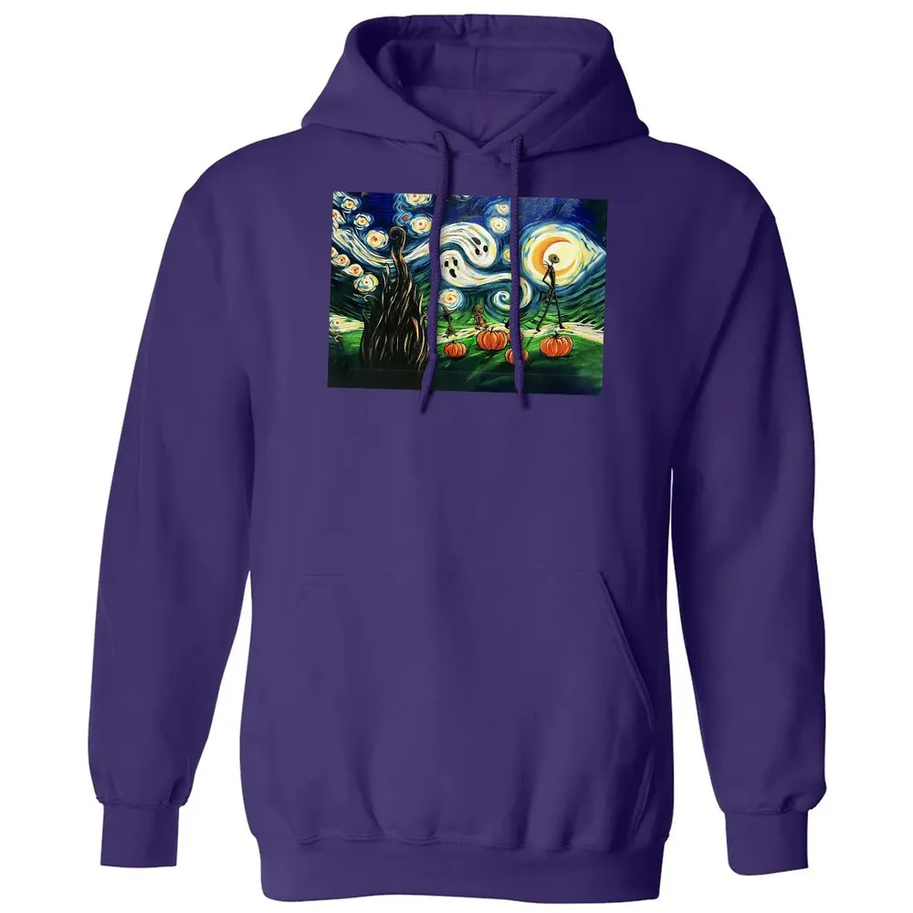 Starry Night Before Christmas Classic Unisex Hoodie - 6