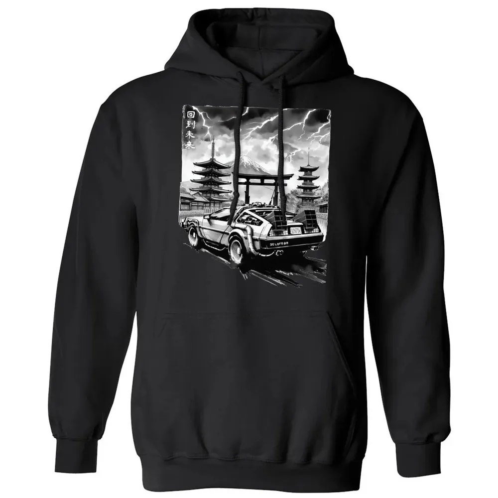 Back to the Japanese Temple Classic Unisex Hoodie - 11