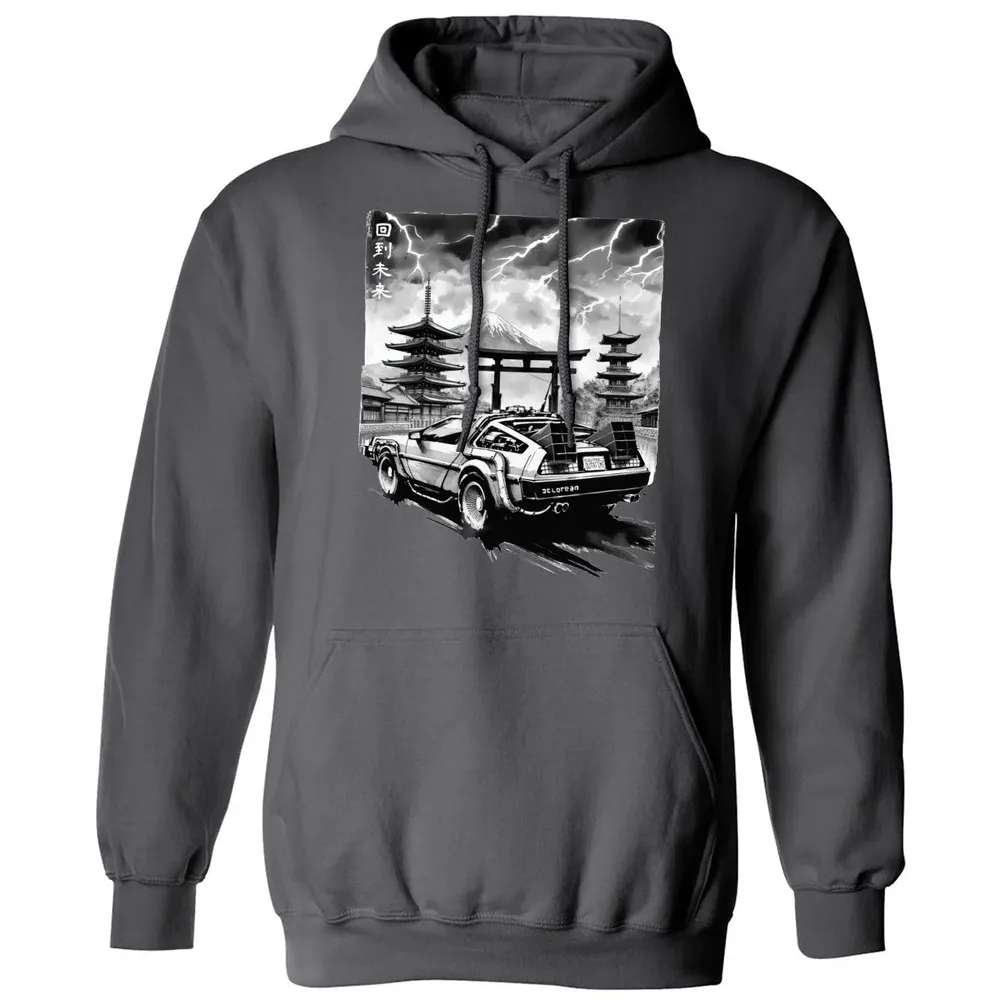 Back to the Japanese Temple Classic Unisex Hoodie - 7