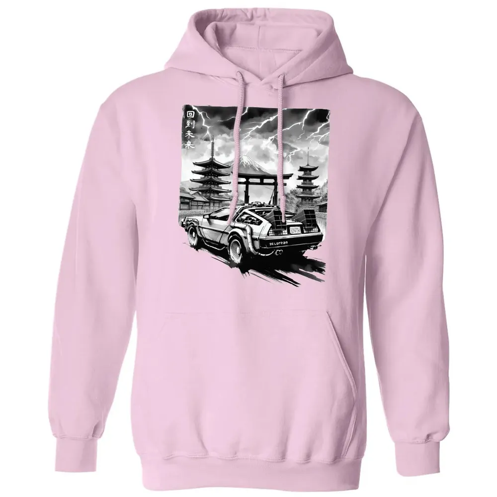 Back to the Japanese Temple Classic Unisex Hoodie - 3