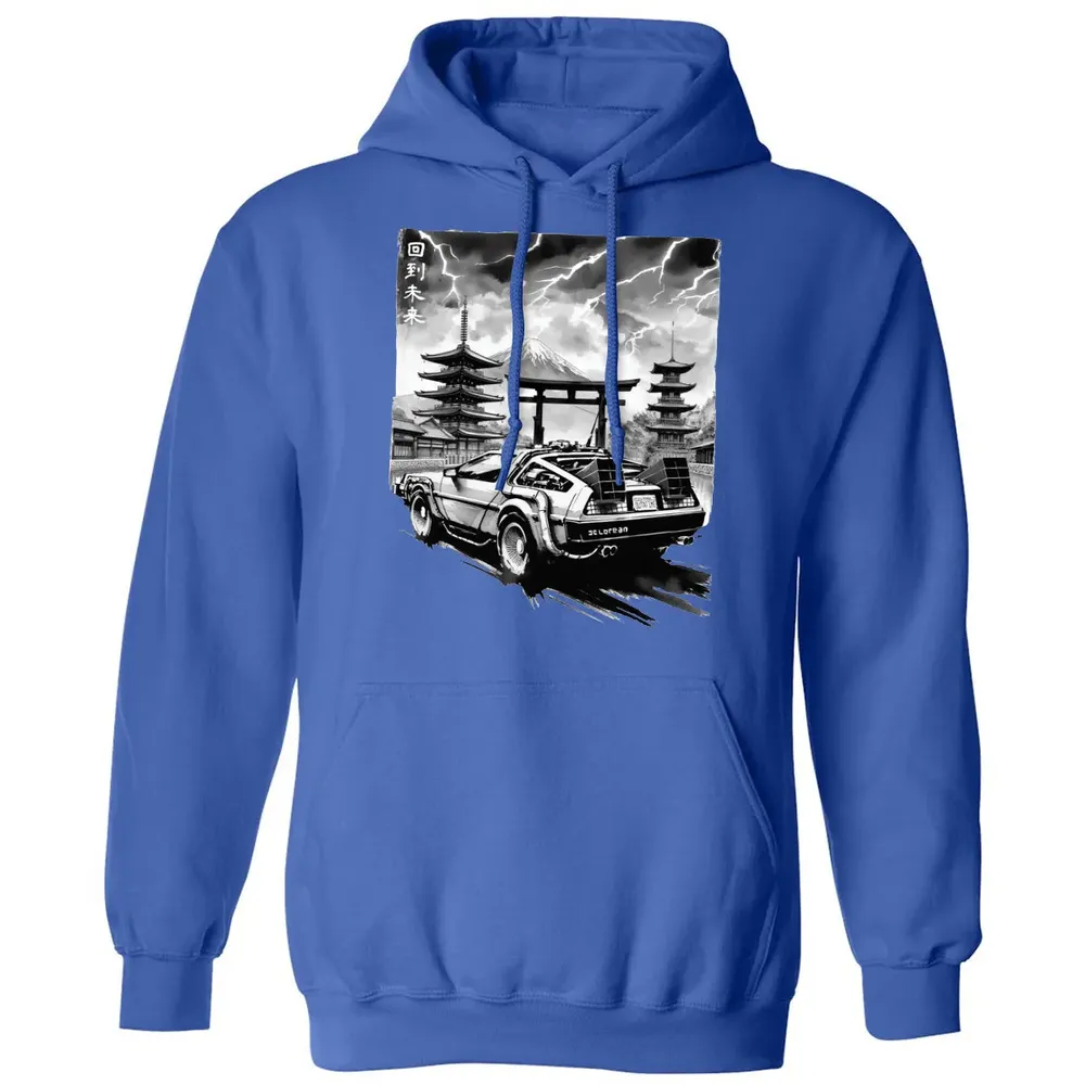 Back to the Japanese Temple Classic Unisex Hoodie - 9