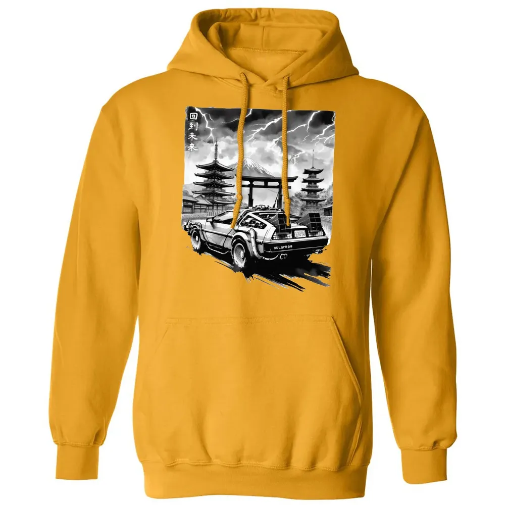 Back to the Japanese Temple Classic Unisex Hoodie - 12