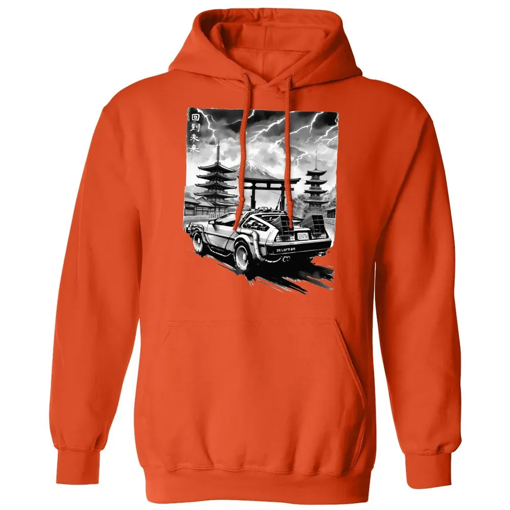 Back to the Japanese Temple Classic Unisex Hoodie - 10