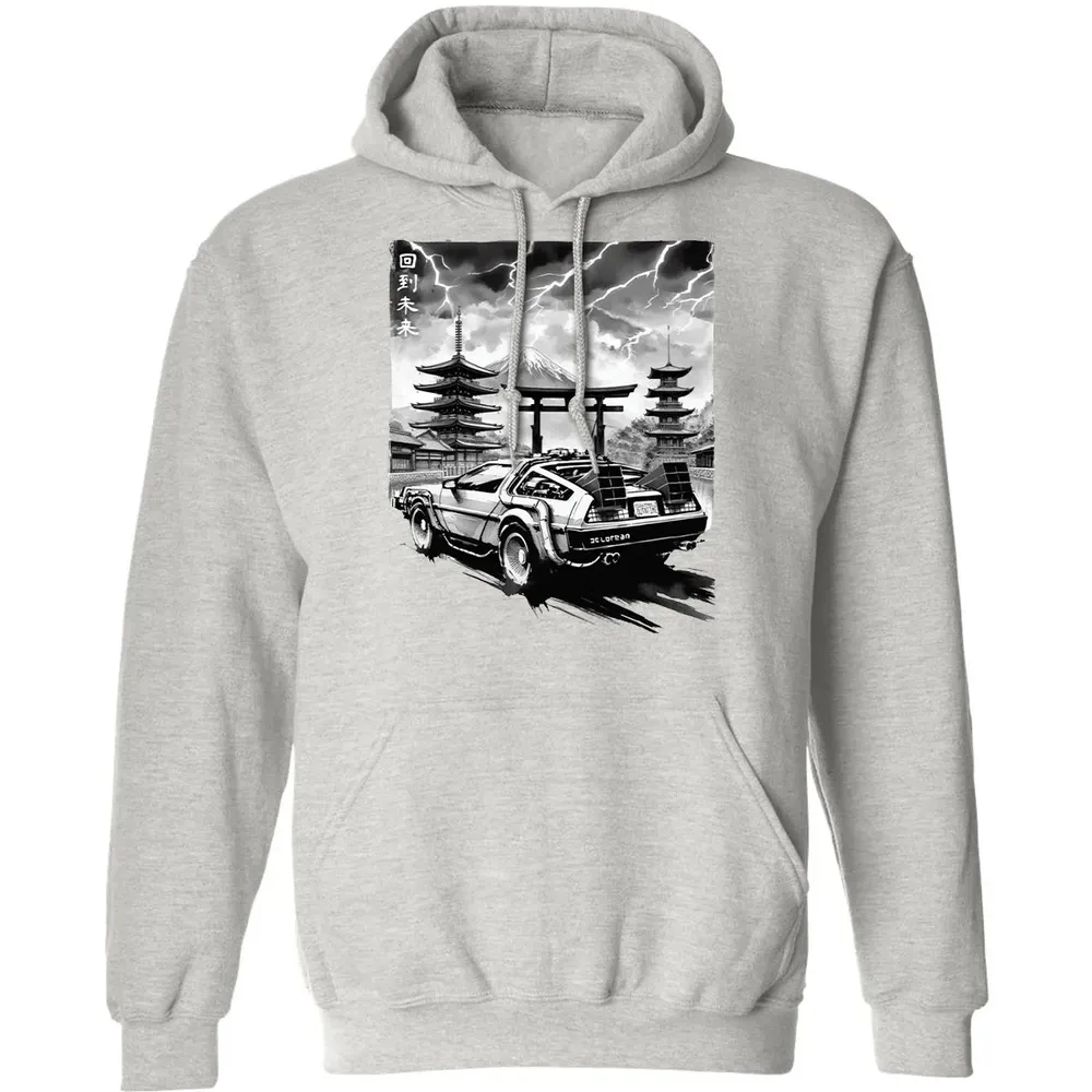 Back to the Japanese Temple Classic Unisex Hoodie - 2