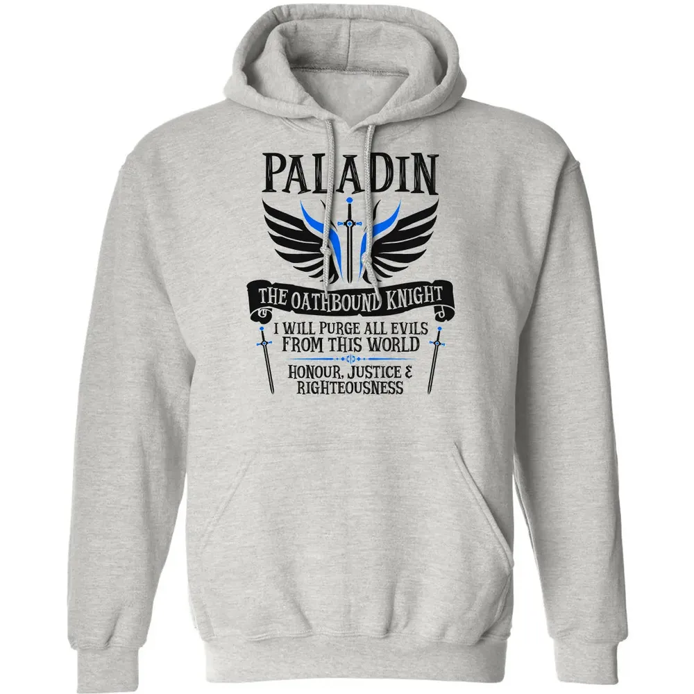 PALADIN, THE OATHBOUND KNIGHT (Black) Classic Unisex Hoodie - 2