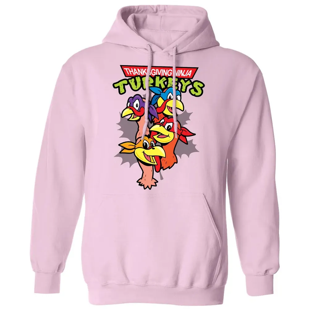 Thanksgiving Ninja Turkey Classic Unisex Hoodie - 3