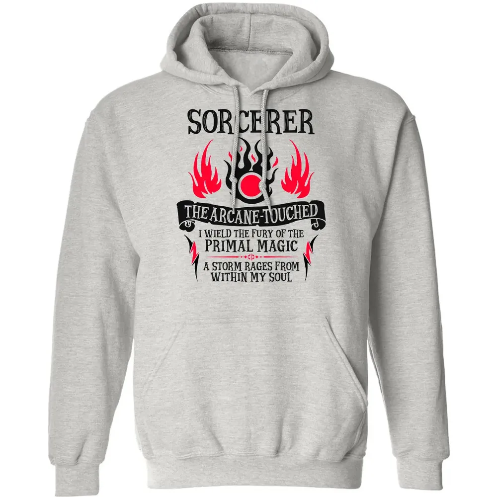 SORCERER, The Arcane Touched (Black Text) Classic Unisex Hoodie - 2