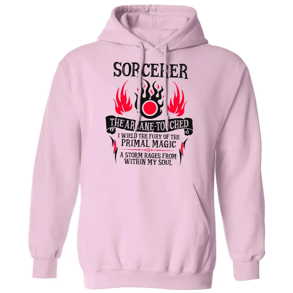 SORCERER, The Arcane Touched (Black Text) Classic Unisex Hoodie - 3