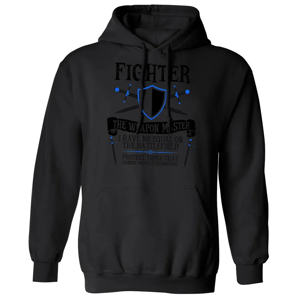 FIGHTER, THE WEAPON MASTER (White) Classic Unisex Hoodie - 11