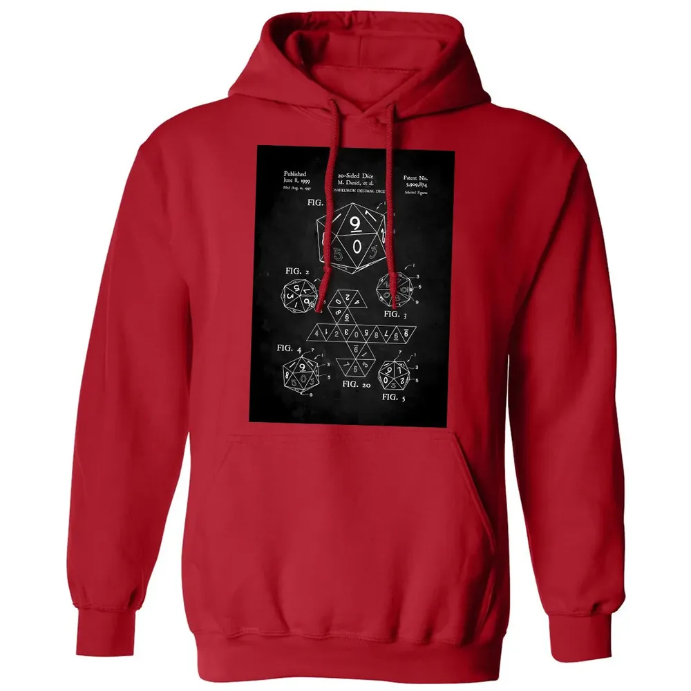 20-Sided Dice Poster Classic Unisex Hoodie - 5