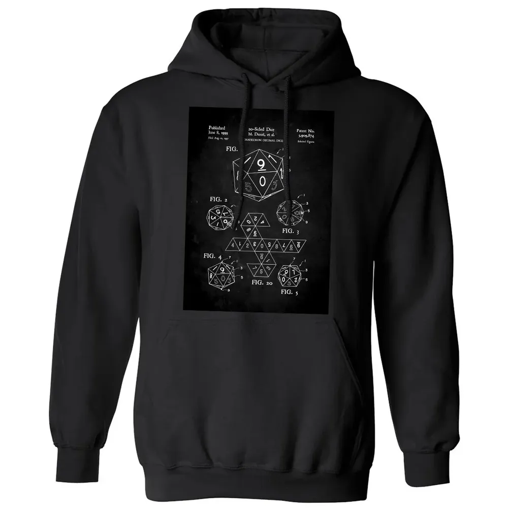 20-Sided Dice Poster Classic Unisex Hoodie - 11
