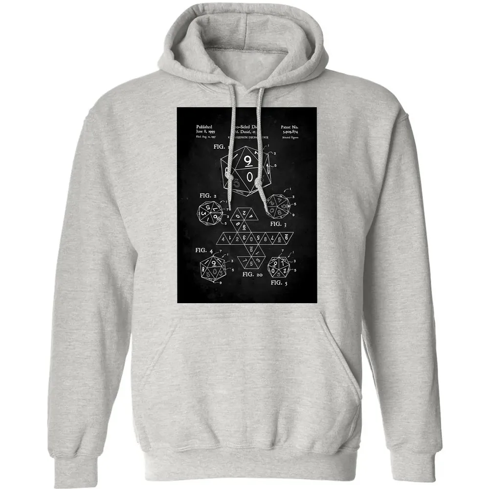 20-Sided Dice Poster Classic Unisex Hoodie - 2
