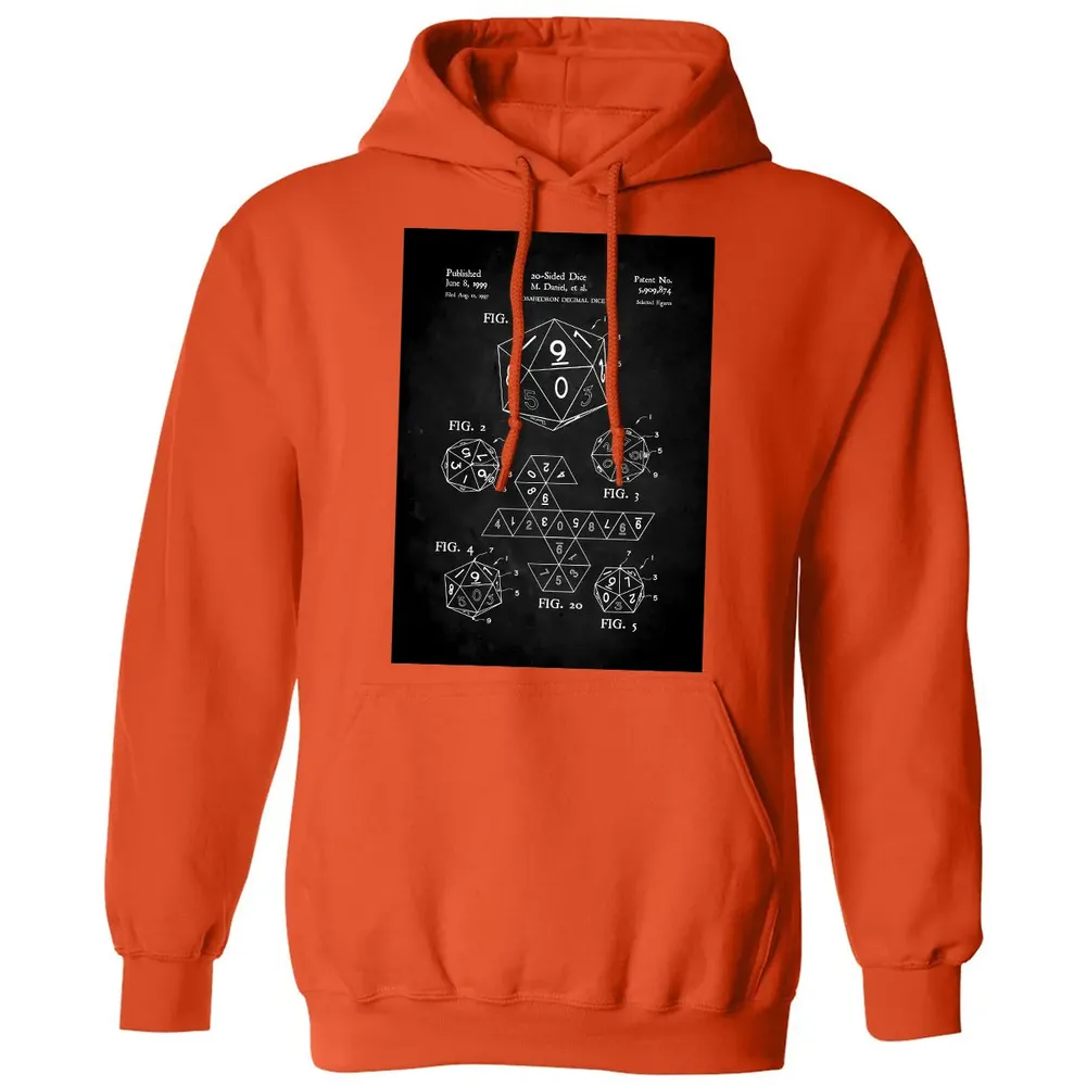 20-Sided Dice Poster Classic Unisex Hoodie - 10