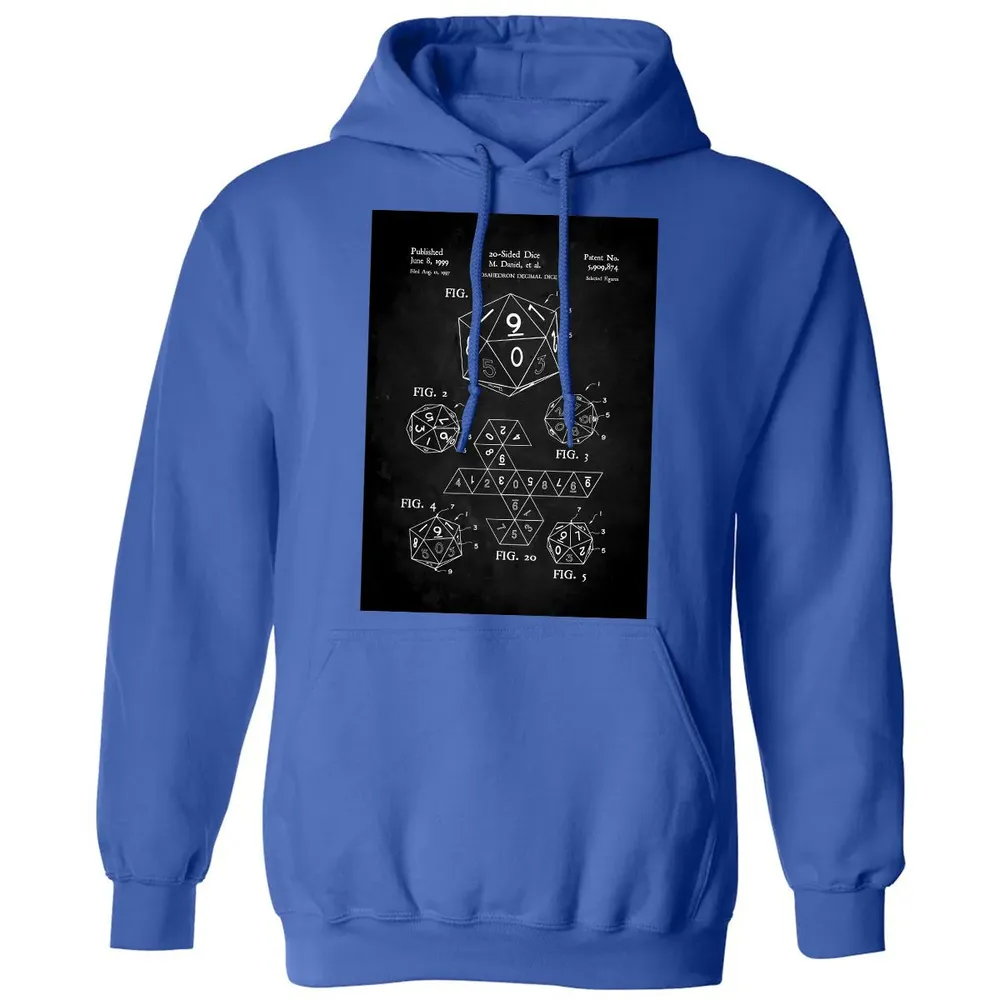 20-Sided Dice Poster Classic Unisex Hoodie - 9