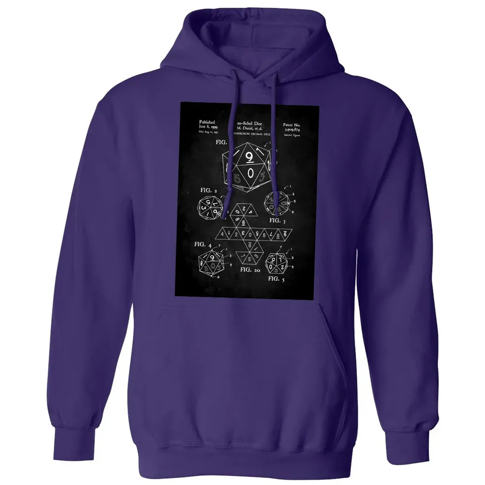 20-Sided Dice Poster Classic Unisex Hoodie - 6