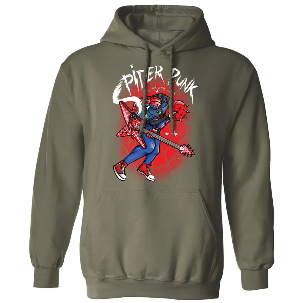 Spider Punk Classic Unisex Hoodie - 4