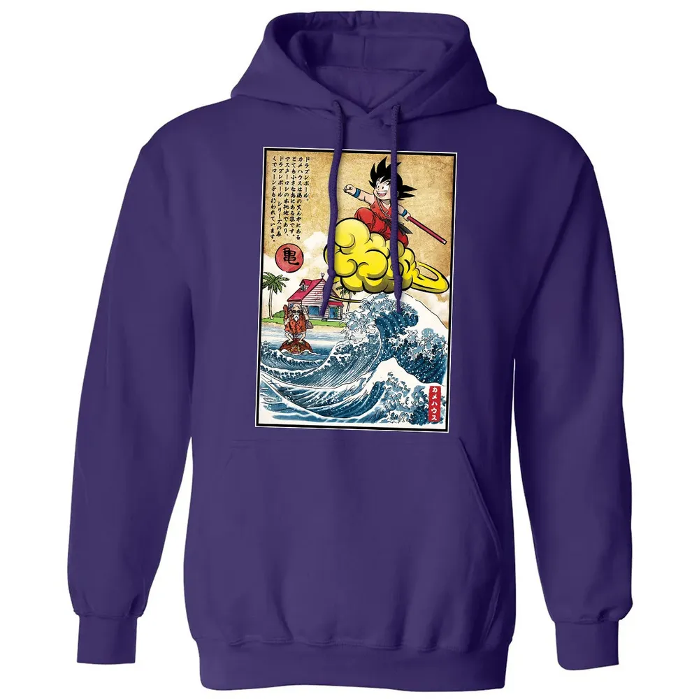 Pink house on small island Classic Unisex Hoodie - 6