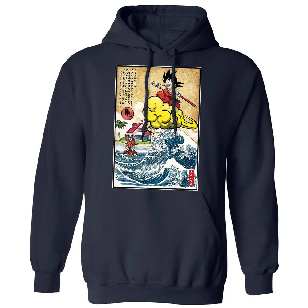 Pink house on small island Classic Unisex Hoodie - 2