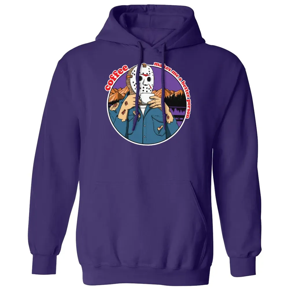 Coffee makes me a better person Classic Unisex Hoodie - 6
