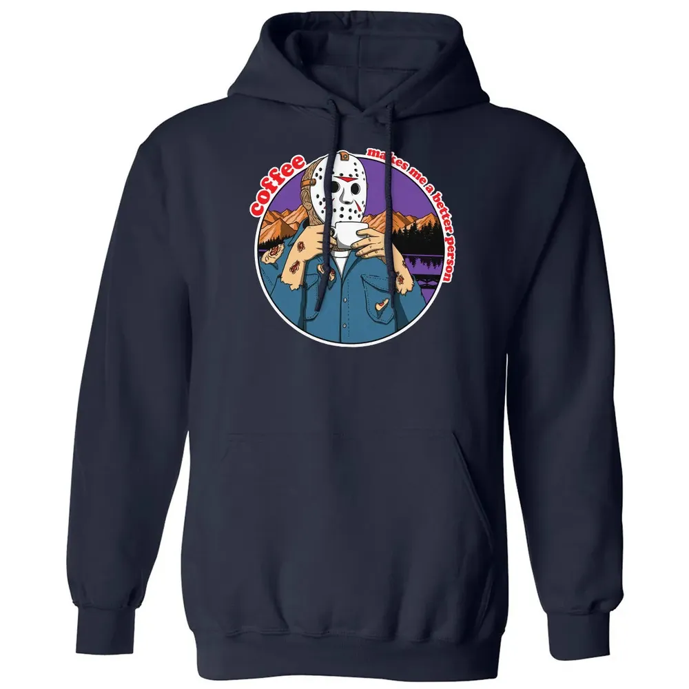 Coffee makes me a better person Classic Unisex Hoodie - 2