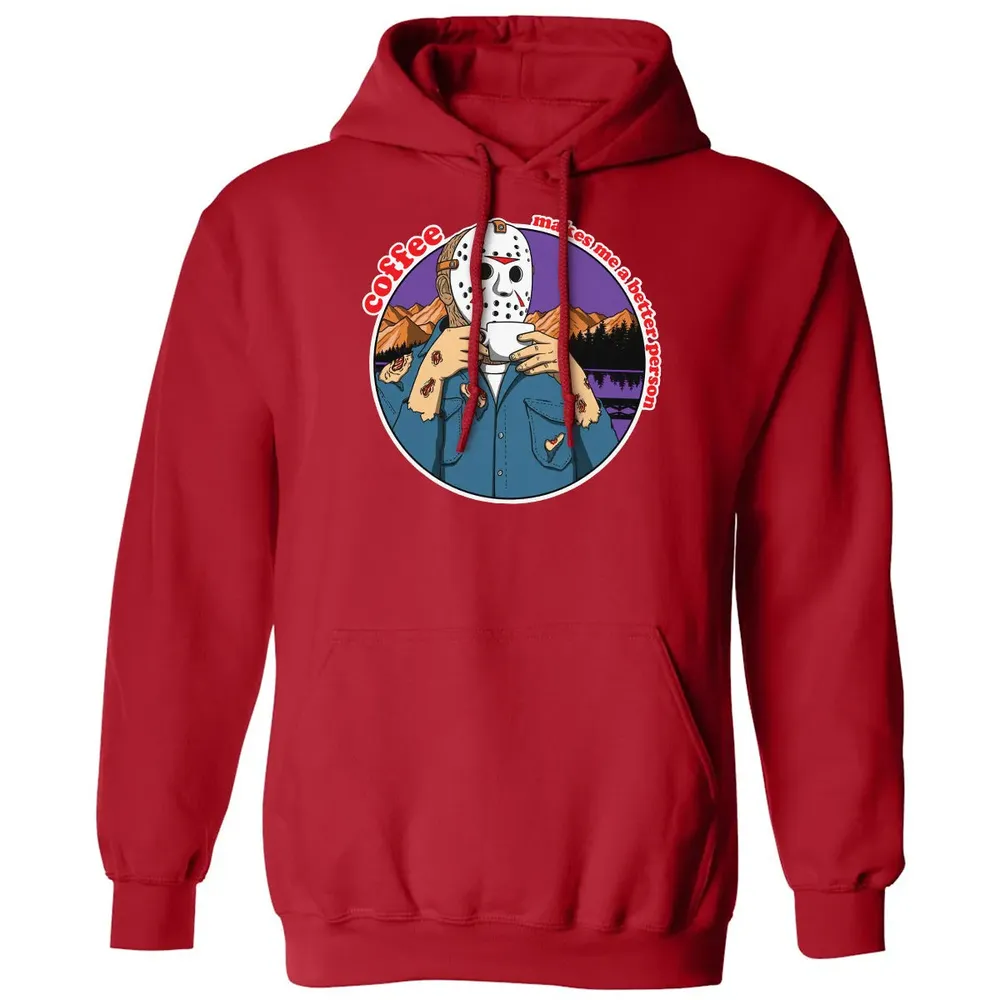Coffee makes me a better person Classic Unisex Hoodie - 5