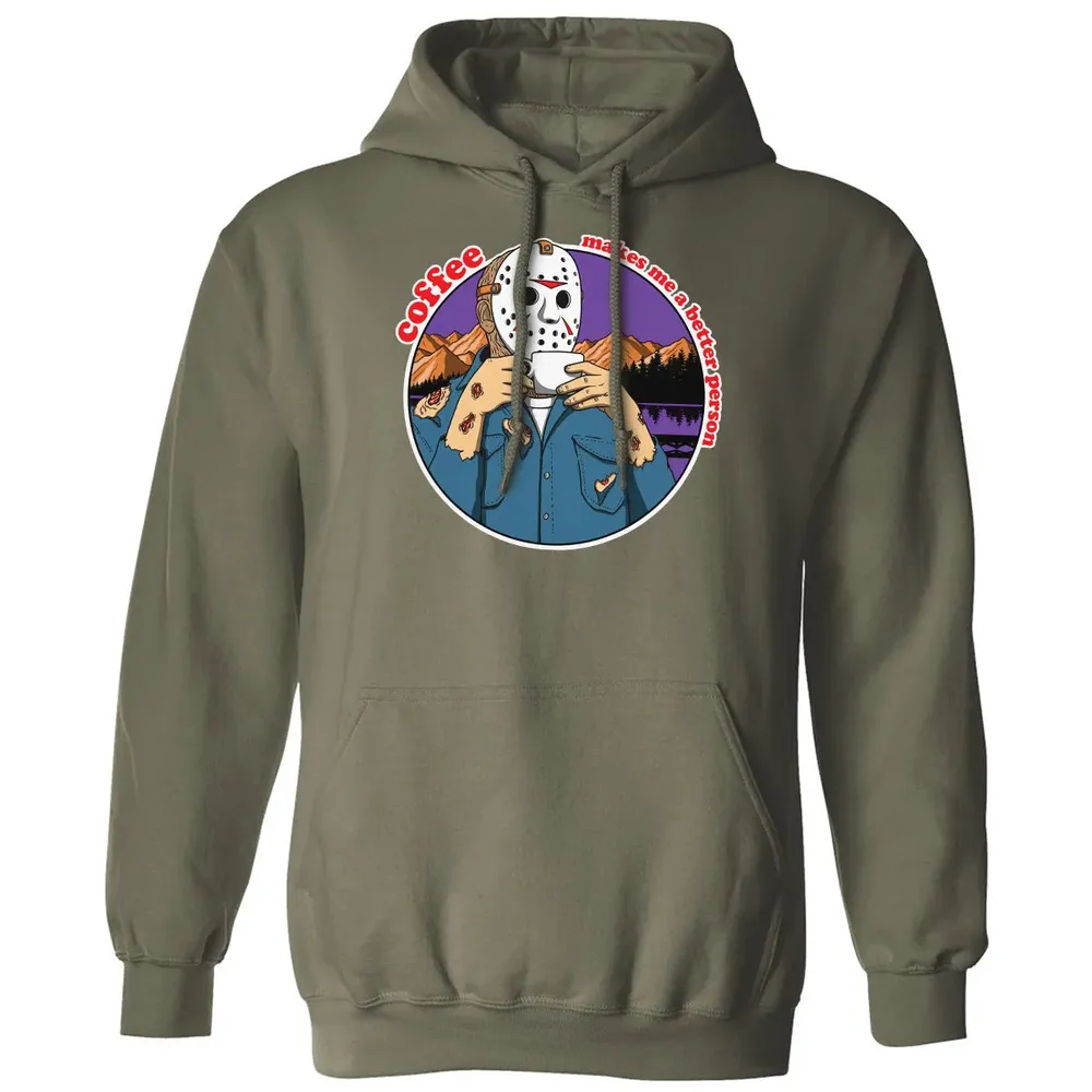 Coffee makes me a better person Classic Unisex Hoodie - 4