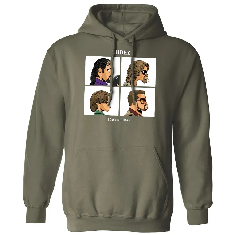 Dudez Bowling Days Classic Unisex Hoodie - 4