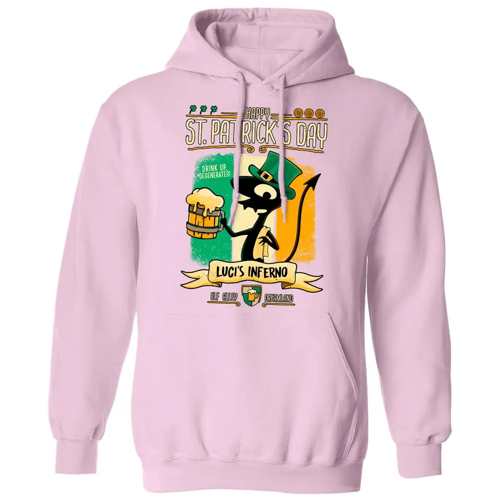 St Patrickâ€™s at Luci's Classic Unisex Hoodie - 3