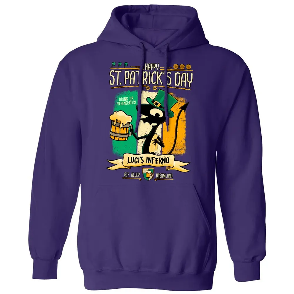 St Patrickâ€™s at Luci's Classic Unisex Hoodie - 6