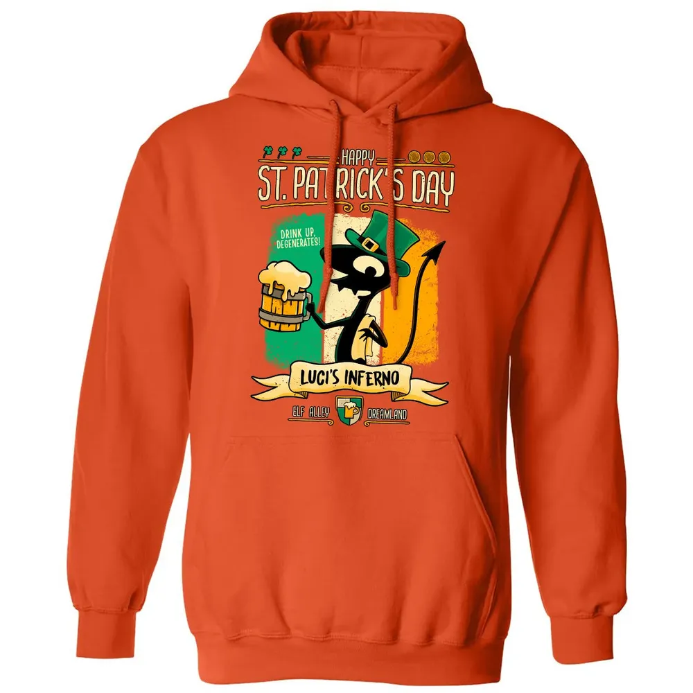 St Patrickâ€™s at Luci's Classic Unisex Hoodie - 10