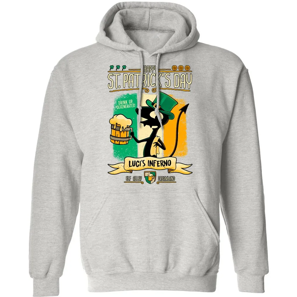 St Patrickâ€™s at Luci's Classic Unisex Hoodie - 8