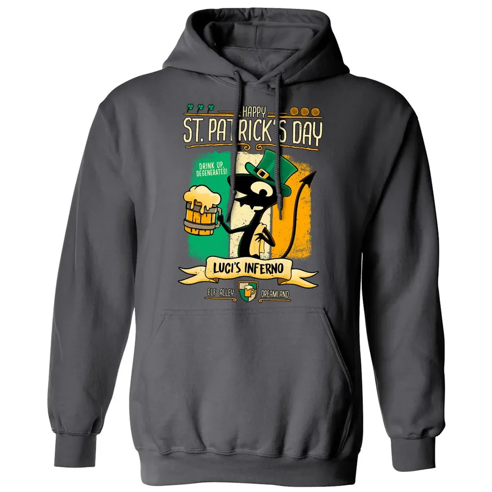 St Patrickâ€™s at Luci's Classic Unisex Hoodie - 7