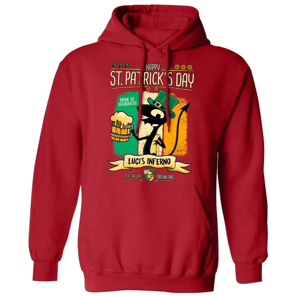 St Patrickâ€™s at Luci's Classic Unisex Hoodie - 5