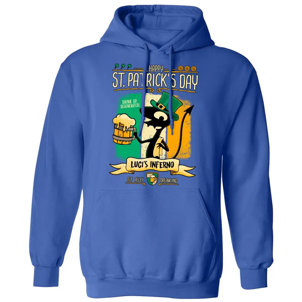 St Patrickâ€™s at Luci's Classic Unisex Hoodie - 9