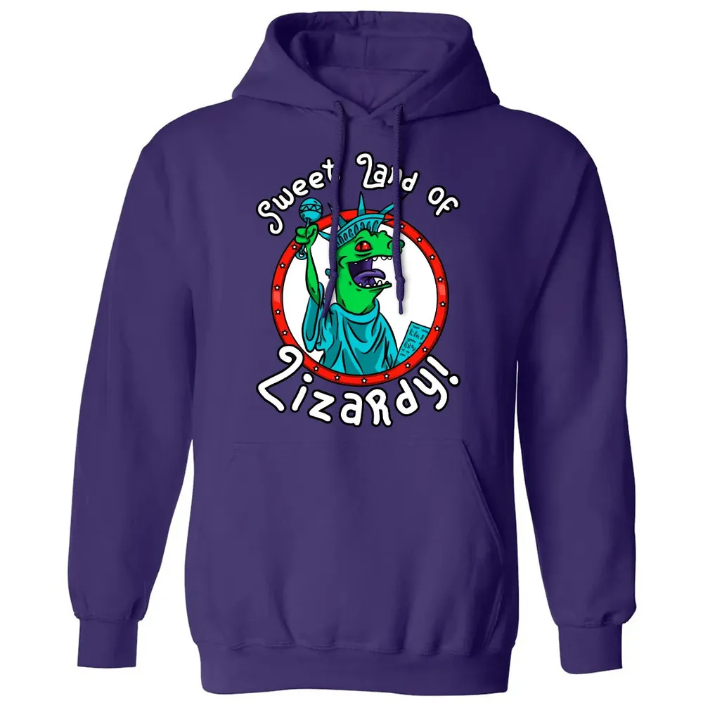 Sweet Land of Lizardy Classic Unisex Hoodie - 6