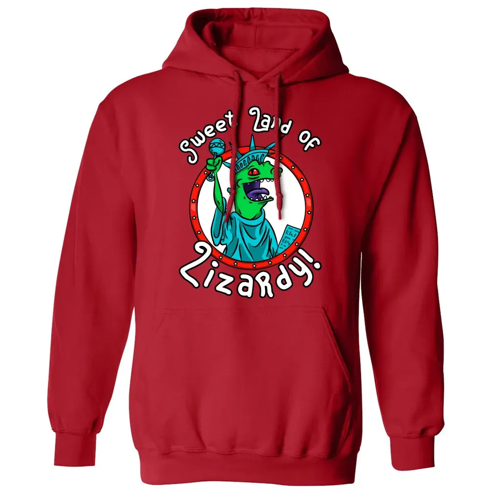 Sweet Land of Lizardy Classic Unisex Hoodie - 5