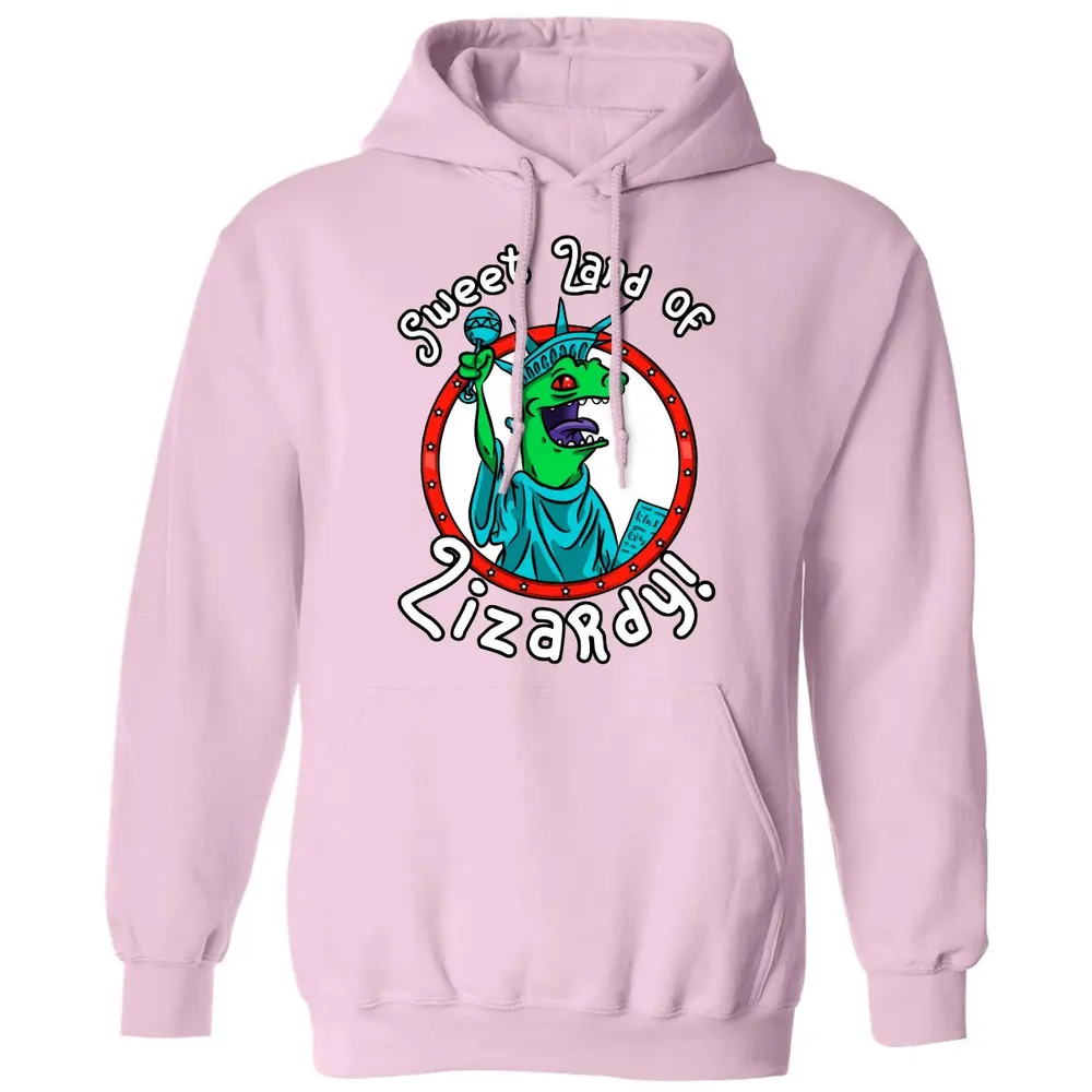 Sweet Land of Lizardy Classic Unisex Hoodie - 3