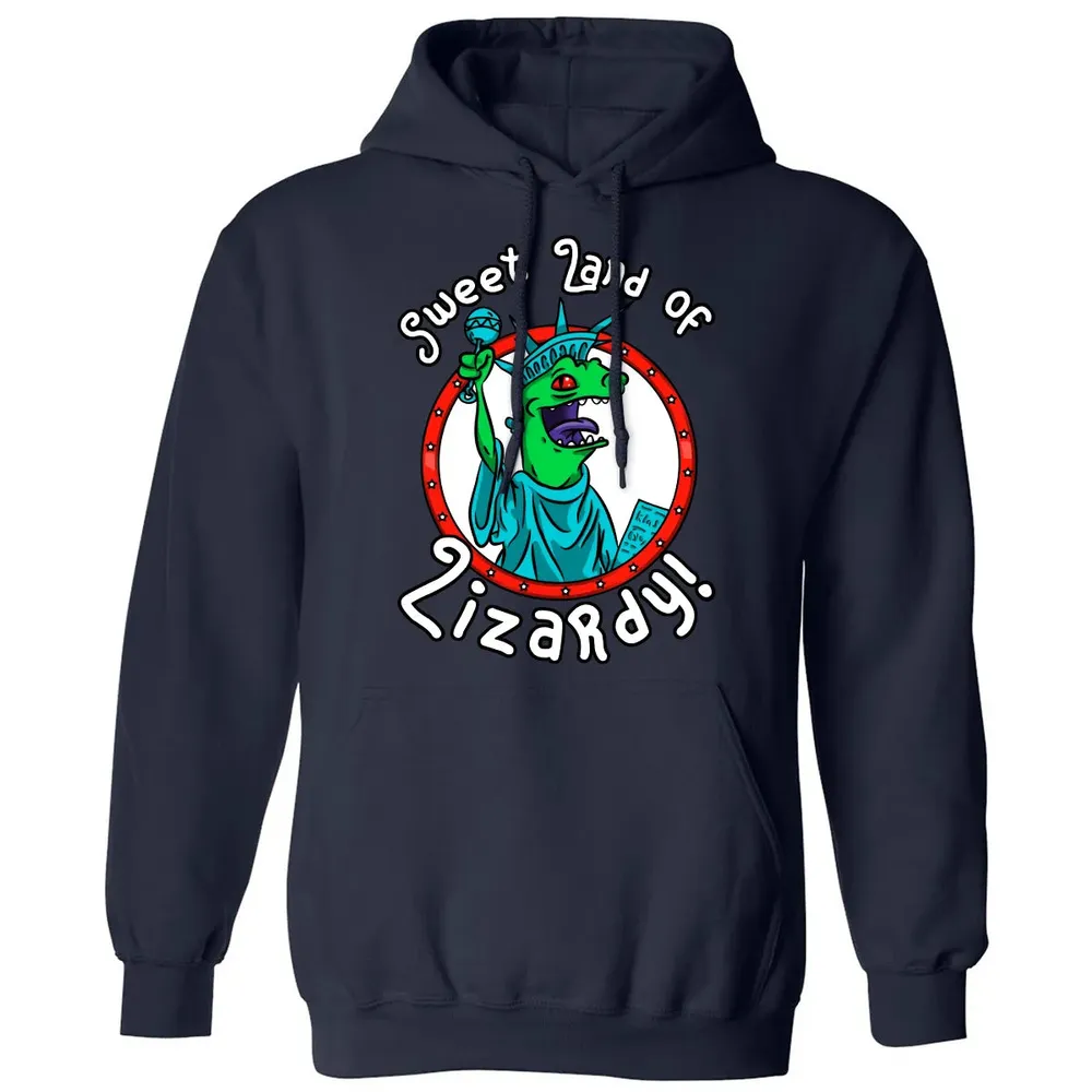 Sweet Land of Lizardy Classic Unisex Hoodie - 2
