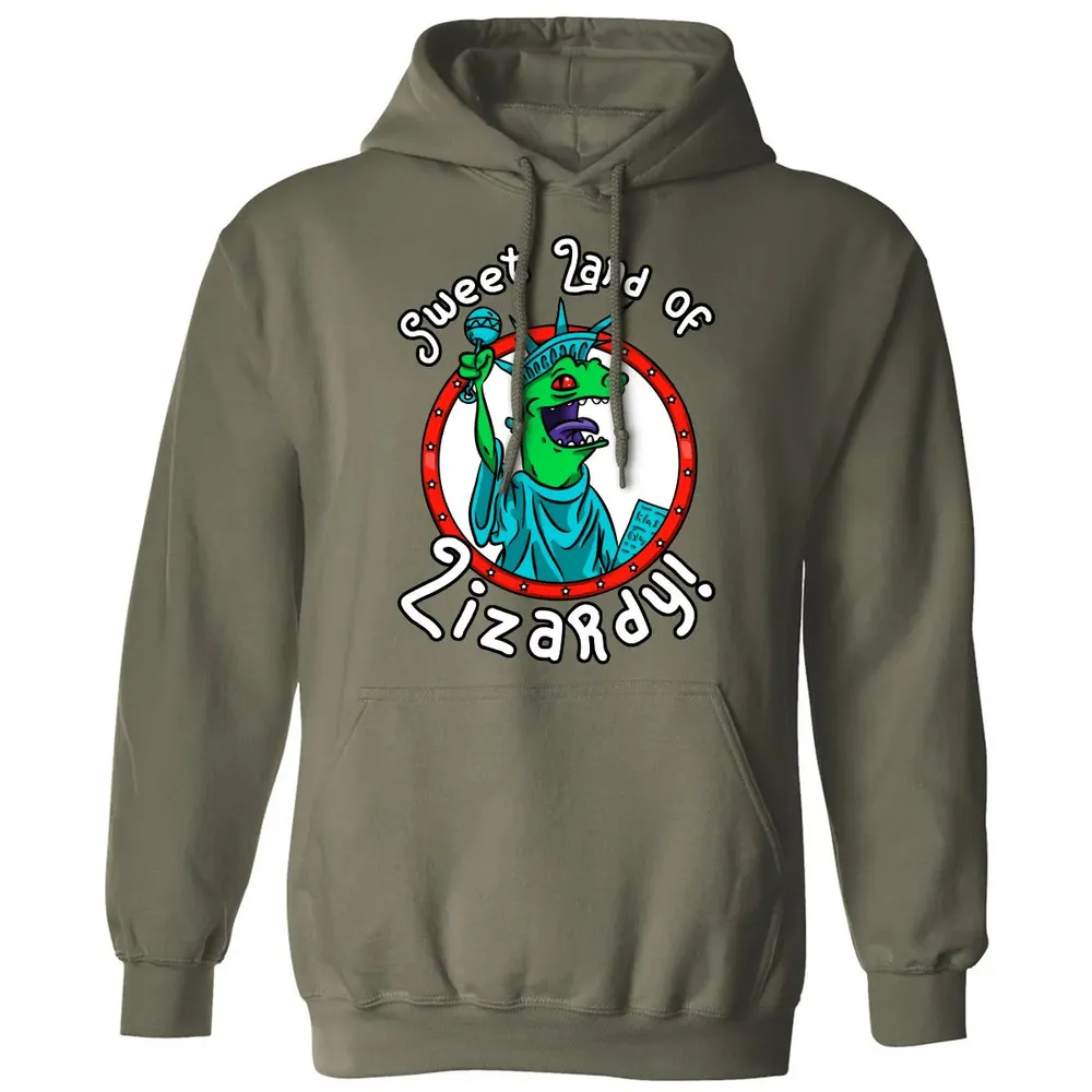 Sweet Land of Lizardy Classic Unisex Hoodie - 4
