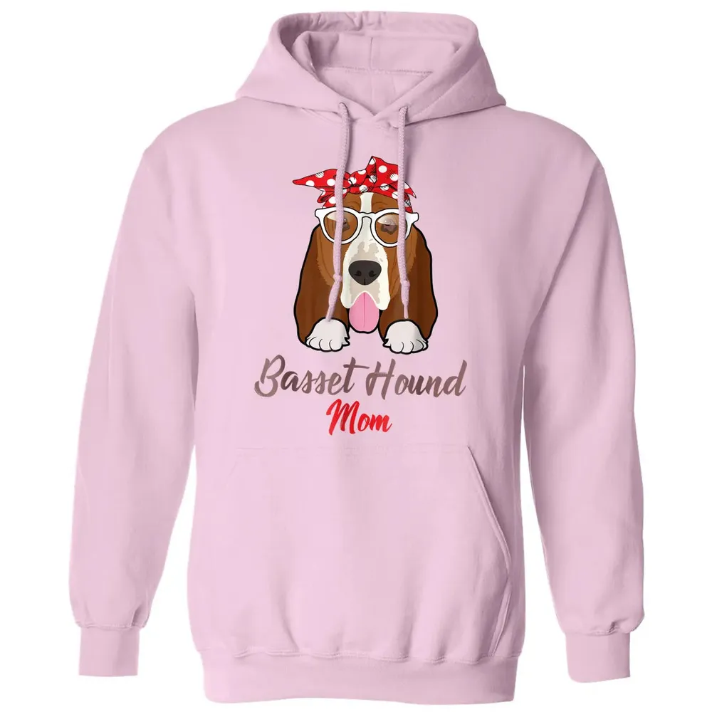Basset Hound Mom Classic Unisex Hoodie - 3