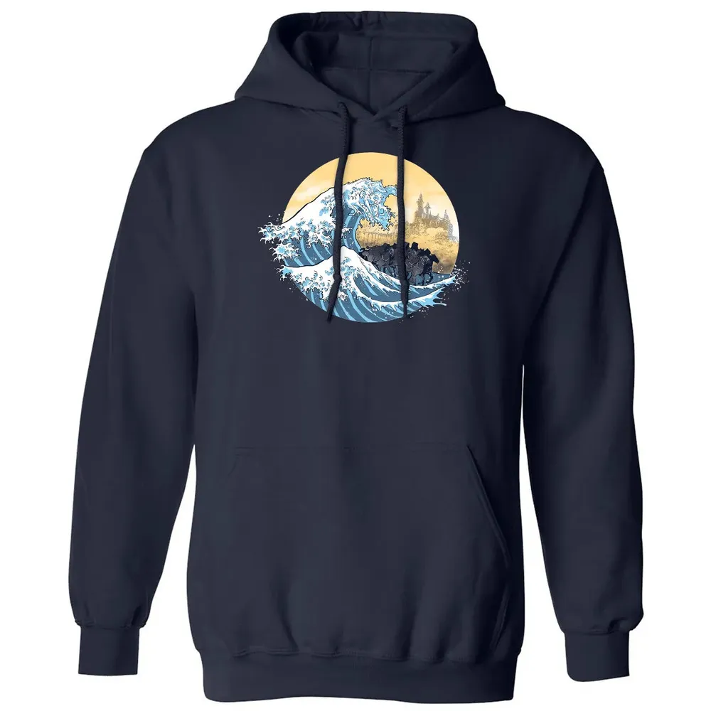 The Great Wave Of The Ringwraiths Classic Unisex Hoodie - 2