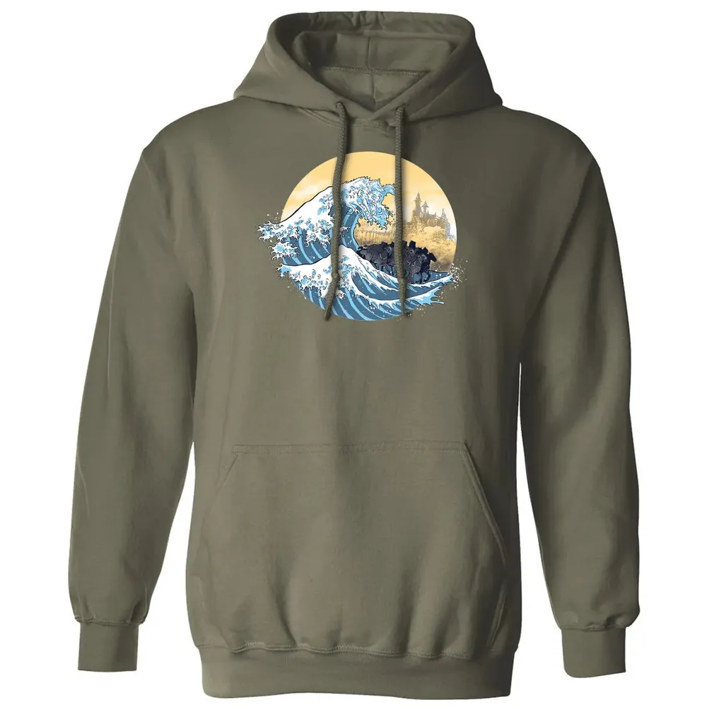 The Great Wave Of The Ringwraiths Classic Unisex Hoodie - 4