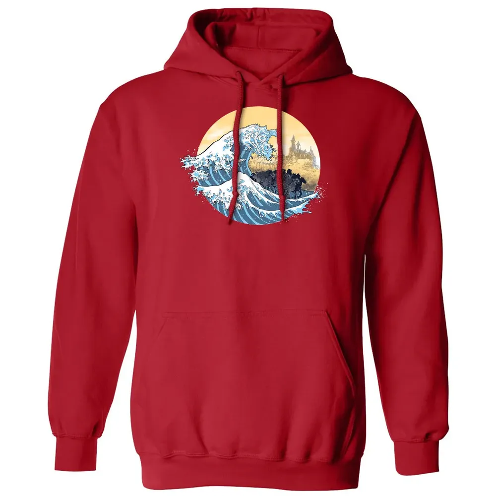 The Great Wave Of The Ringwraiths Classic Unisex Hoodie - 5