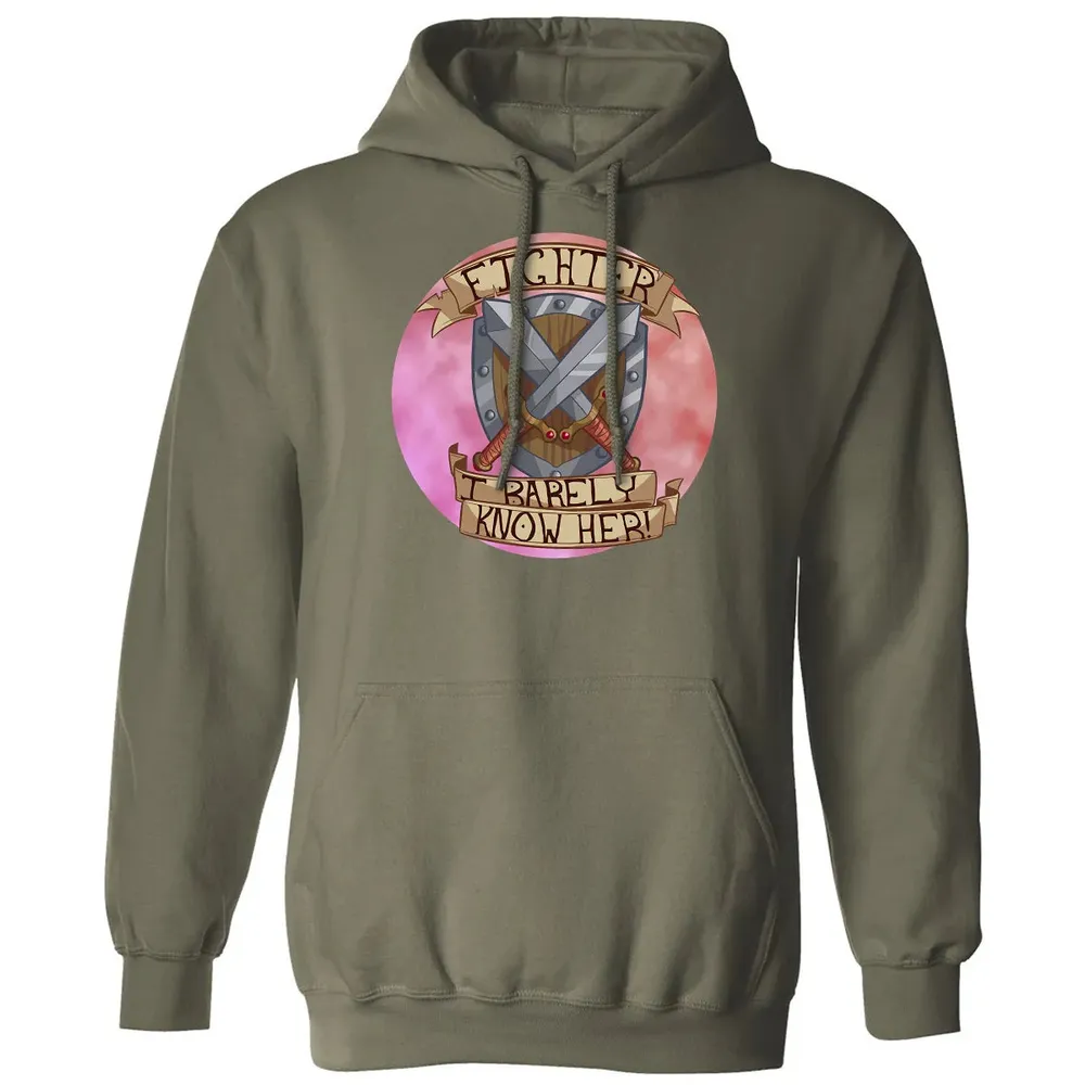 Fighter   I Barely Know Her Classic Unisex Hoodie - 4