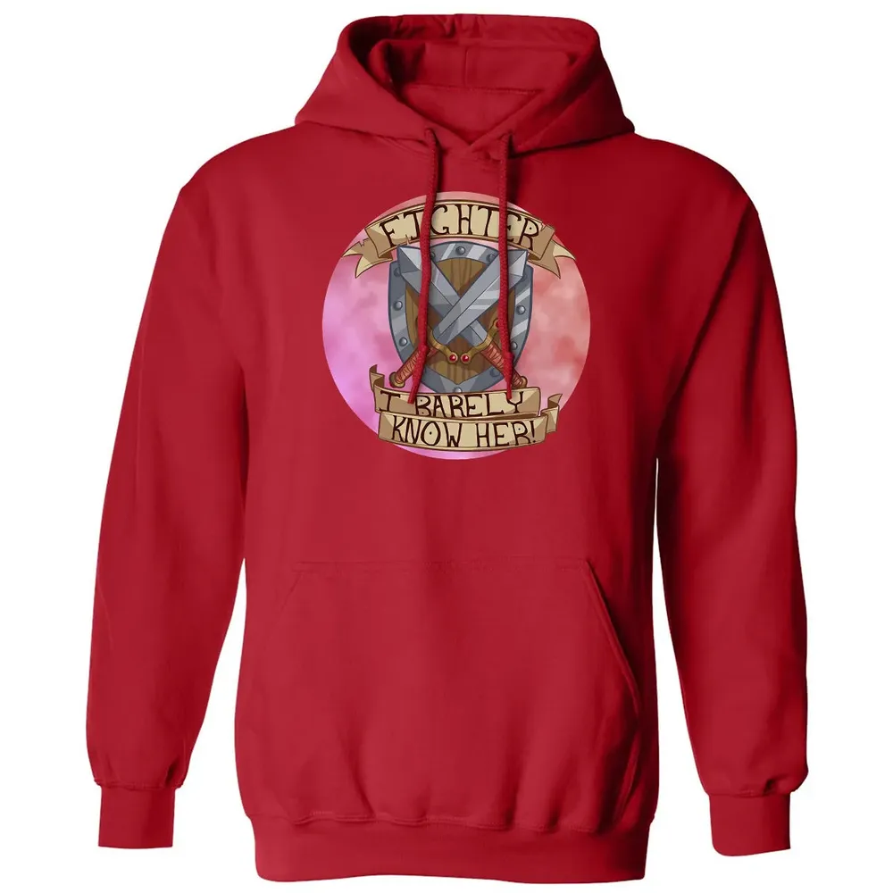 Fighter   I Barely Know Her Classic Unisex Hoodie - 5